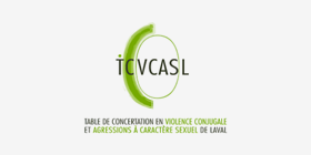 Logo Table de concertation en violence conjugale et agressions à caractère sexuel de Laval