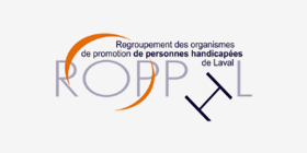 Logo Regroupement des organismes de promotion des personnes handicapées de Laval